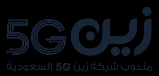 شعار زين 5G وألياف بصرية